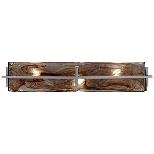 Carlyn Rustic Farmhouse Industrial Wall Light Metallic Bronze Hardwired