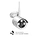 SMONET Wireless IP Camera, 720P Outdoor/Indoor Security Camera with 65Ft Night Vision, 5dB Wireless Antenna,3pcs Array LED Light and Bracket, No Power Supply