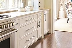 Amerock | Cabinet Pull | Polished Nickel/Black