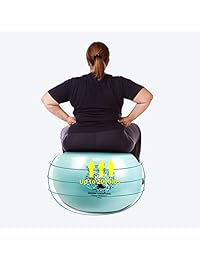 Pelota de ejercicio varios tamaños para fitness, estabilidad, equilibrio y yoga-gym calidad profesional nacimiento Ball- incluye bomba de aire