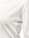 JJ Perfection Women's Basic 3/4 Sleeve Open Front Cropped Cardigan WHITE M