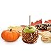 Fumassa 110 Pcs 7 Inch Study Bamboo Skewers - 5mm Thick Natural Semi Point Bamboo Sticks BBQ Caramel Candy Apple Sticks for Appetizers, Corn Dog