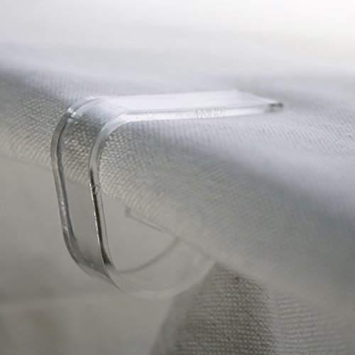 Big Mo's Toys Clear Plastic Tablecloth Clips – Picnicking Accessory - Set of 72 - Thumbnail 4