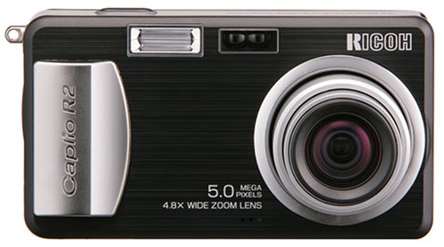 着後レビューで 送料無料 B0007xd4mq デジタルカメラ ブラック R2 Caplio Ricoh コンパクト 4 H Org