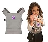 Analog-Kids Baby Doll Carrier for Girls and Boys Backpack Carrier for Front or Back Wear | Comfortable and Fun for Kids and Toddlers Pretend Baby and Toy Doll | Galaxy Grey | Cotton Canvas