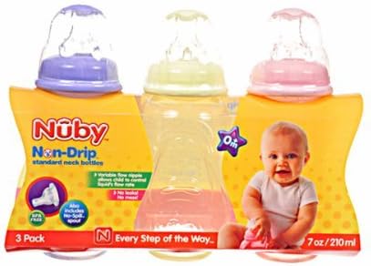 nuby bottles 3 pack