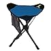 GEERTOP Large Folding Tripod Stool Slacker Chair With Mesh Pocket For Fishing & Camping & Hiking (Blue)