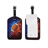 Luggage Tags Vintage Sports American Football