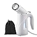 PICTEK Handheld Garment Steamer, Fast Heat-up Steamers for Clothes, Compact Portable Wrinkle Remover Handheld Steamer with Automatic Shut-off, Pouch for Travel, Home, Office, 110ml