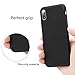 Compatible with iPhone X Case, iPhone Xs Case, OTOFLY Ultra Thin Protective Case Simple Stylish Slim Fit Soft TPU Matt Cover Non-Slip Grip Scratch Resistant Black