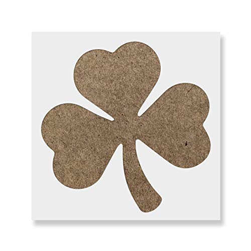 Shamrock Stencil Template - Reusable Stencil with Multiple Sizes Available