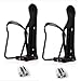 Teensery 2 Pcs Black Lightweight Aluminum Alloy Cycling Water Bottle Cage Adjustable Bicycle Bike Water Bottle Holder Easy Installationthumb 3