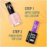Rimmel Super Gel Top Coat 12ml Long-Lasting Gel-Like Manicure view 3