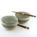 Japanese Spring Blossom Bowl And Chopsticks Set includes 2 Bowls and 2 Sets of Chopsticks