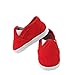 2 Pack of Canvas Slip-On Shoes: Red and Navy | Fits 14