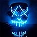 BV Company USA Stock Halloween Mask LED Light up Purge Mask for Festival Cosplay Halloween Costume (Blue 2)
