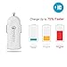 Quick Charge 2.0 USB Car Charger, [Qualcomm Certified] JOTO mini Turbo Rapid USB Car Charger (QC 2.0 mini USB Car Charger) for iPhone, iPad Apple and Android devices (White)