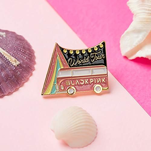 Pusaisen Characteristic Exquisite Life Essential Kpop BTS Blackpink Cartoon Brooch Set Super Cute Badge Bag Pendant Boys Girls Accessories Hot Gift for Fans