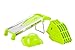 Mandoline Slicer - Vegetable Slicer - Food Slicer - Vegetable Cutter - Cheese Slicer - Vegetable Julienne Slicer with Surgical Grade Stainless Steel Blades By Wasserstein