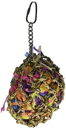 Sweet Feet and Beak 3-Inch Diameter Super Shredder Ball, Small