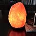 Feiuruhf Himalayan Salt Rock Lamp Hand Carved Organic Crystal Salt Night Light with Genuine Neem Wood Base, Bulb and Dimmable Switch for Home Office Hotel Steam Room (Large)