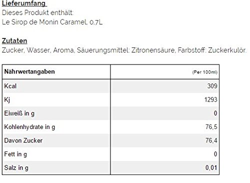 Monin Top 6 für Kaffeegetränke 0,7L (geröstete Haselnuss, Caramel, Cocos, Weisse Schokolade, Macadamia Nuss, Vanille) – Bild 3