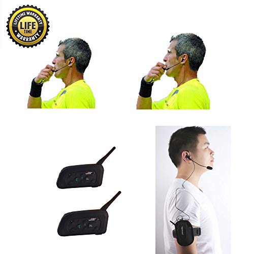 Referee Headset 2 Referees Full Duplex Football Wireless Headsets Wireless Football Headsets Headset Football Referee Communication - Thumbnail 6