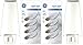 Jasco White Shade Incandescent Set of 2 Night Lights Plus 8 Replacement bulbs