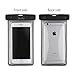 No.1 Waterproof Case, ShowTop Clear Universal Waterproof Pouch, Transparent Snowproof Dirtproof Bag for iPhone 6 Plus and Any Smart Phone Equal to or Less Than 5.5 Inch (Black)