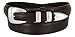 Oil Tanned Genuine Leather Ranger Belt With Sterling Silver Smooth Buckle