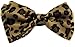 Leopard Print Bowtie with adjustable plastic clip