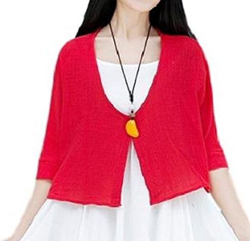 [1/2style(ニブンノイチスタイル)] 綿 春 夏 秋 コットン uv 羽織 もの ボレロ カーディガン レディース