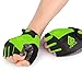 HTZPLOO Bike Gloves Cycling Gloves Biking Gloves for Men Women with Anti-Slip Shock-Absorbing Pad,Light Weight,Nice Fit,Half Finger Bicycle Gloves