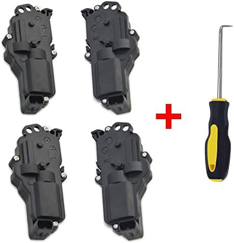 Power Door Lock Actuator - 4pcs Ford Lincoln Mercury Door Lock Actuators Kit For F150 F250 F350 F450 F550 Electric Lock Motor Driver &amp; Passenger Side 3L3Z25218A42AA 3L3Z25218A43AA