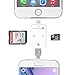 iNassen Multiple SD Card reader, Lightning USB OTG SDHC Micro SD Card Reader for iPhone 7/6S/6 Plus iPad Android Phone