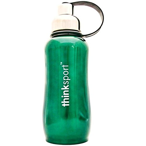 Thinksport Stainless Steel Sports Bottle, Silver (17 ounce) - Thumbnail 3