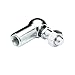 J.W. Winco 6NXF2/A DIN71802 Ball Joint, 10 mm Diameter, M6 x 1.0 Tapped Right Hand Thread, M6 x 1.0 Threaded Shank, 12.5 mm Thread Length