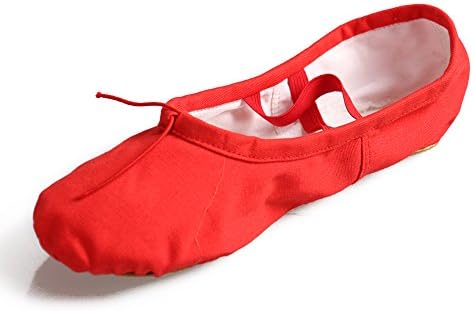JINFENGKAI Gymnastic Yoga Canvas Ballet Dance Shoes Children's & Adult's Sizes