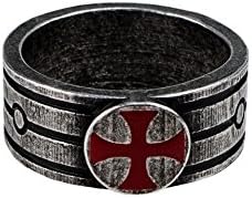 Ubi Workshop Assassin S Creed Templar Ring Official Ubisoft Collection By Medium Silver Amazon Ae