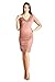 HELLO MIZ Women's Maternity Floral Lace Knee Length Bodycon Dress