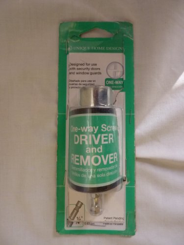 Unique Home Designs One-Way Screw Driver