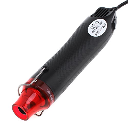 ChgImposs Mini Hot Air Gun, 110V 300W Portable Multi Function Electrical Heat Tool for DIY Embossing, Shrink Wrapping, Drying Paint