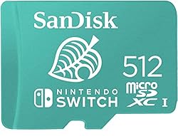 SanDisk MicroSD Card 512GB Nintendo Switch Memory