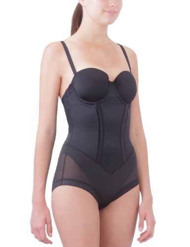 Maidenform Flexees Women's Shapewear Body Briefer, Black, 40C