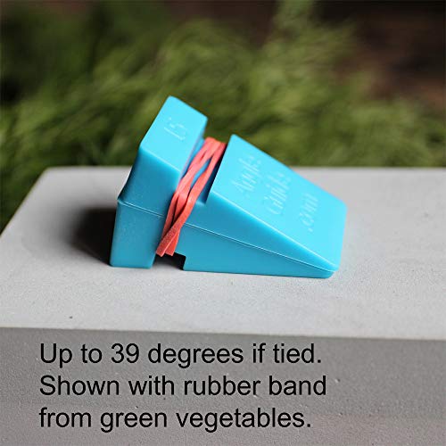 Wedgek Angle Guides 10 to 39 degrees for Sharpening Knives on Stone, Blue 2 Sets - Thumbnail 4