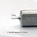 HERCHR 10mm Flat Shaft Central Door Lock Actuator Motor FC-280PC-22125, D Spindle