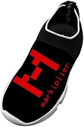 Fly Knit Lightweight Markiplier_Logo Sports Shoes No Tie for Youth Soft Breathable Athletic Sneakers