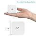 Dual USB Travel Wall Charger，LP compatible with iPad, iPhone, Samsung，Smartphones, External Battery, Bluetooth Speaker, Headset，White