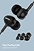 Earbuds with Mic, MIATONE in-Ear Ear Bud Headphones Dynamic Crystal Clear Sound, Ergonomic Comfort-Fit Earphones – Blackthumb 4