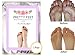 Exfoliating foot peeling mask removes dead skin, detox, heals, repair, smooth, and soften your dry, rough, cracking, callused, feet | Restores healthy feet (1 pack)